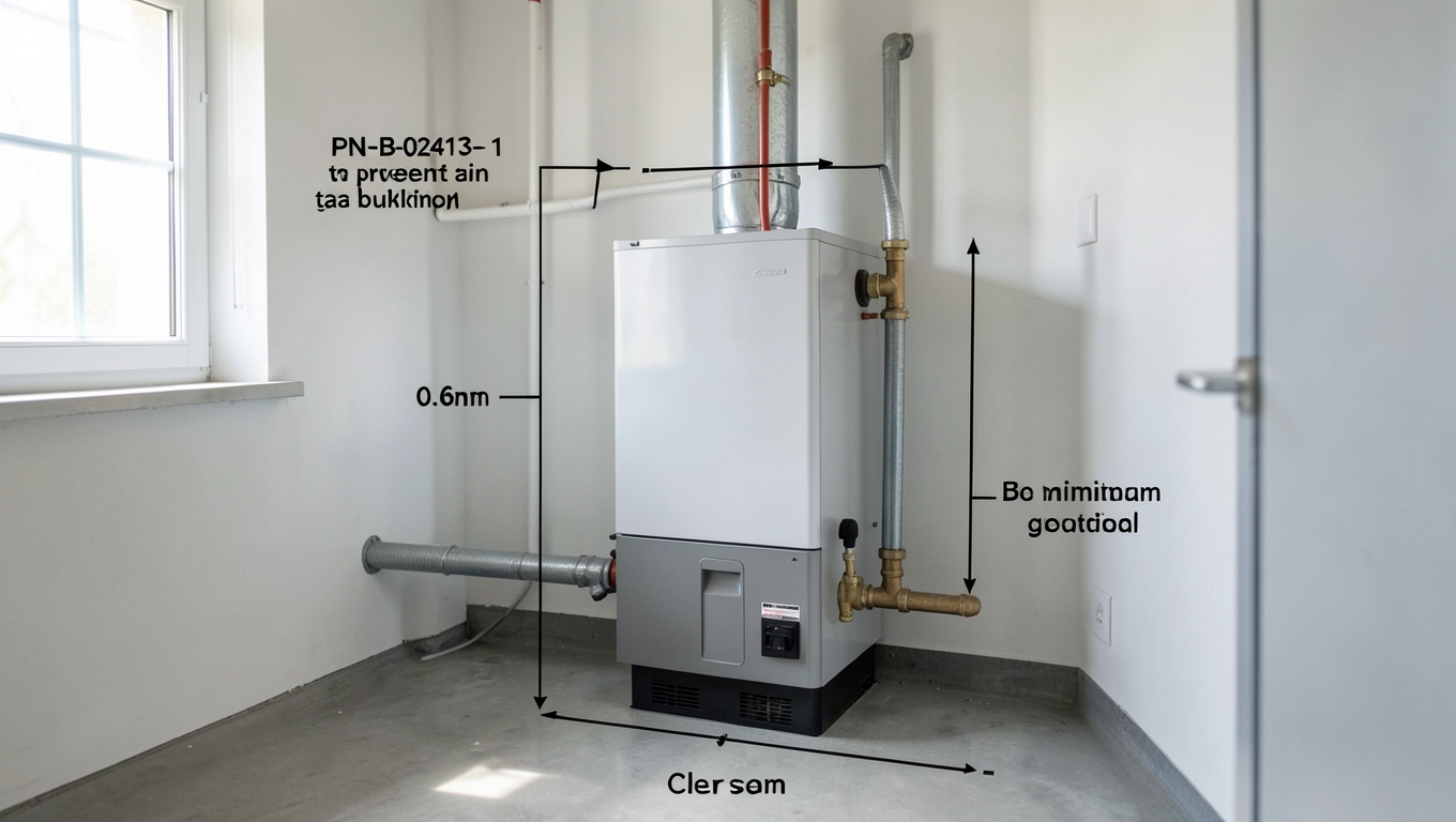 Normy odległościowe dla kotłowni gazowej