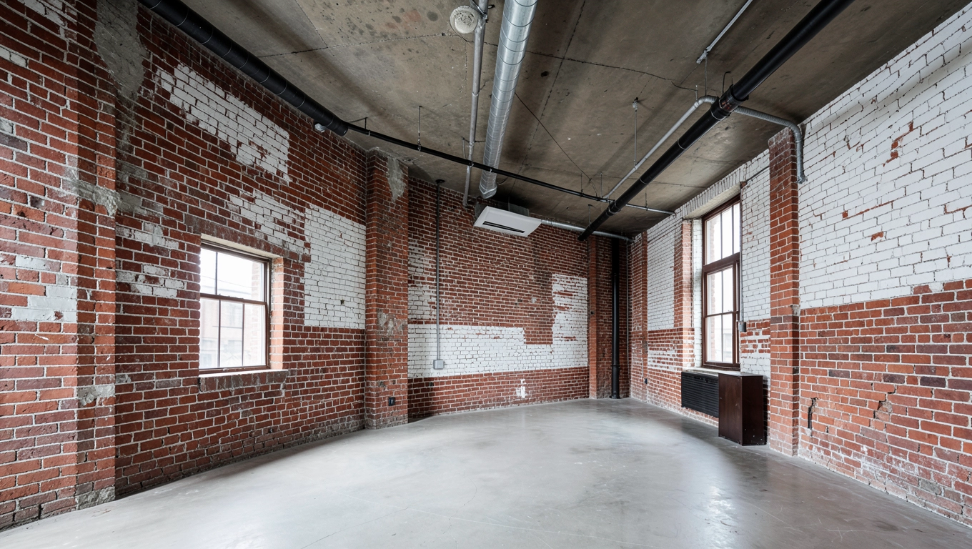 Styl loftowy – cegła i industrialna surowość