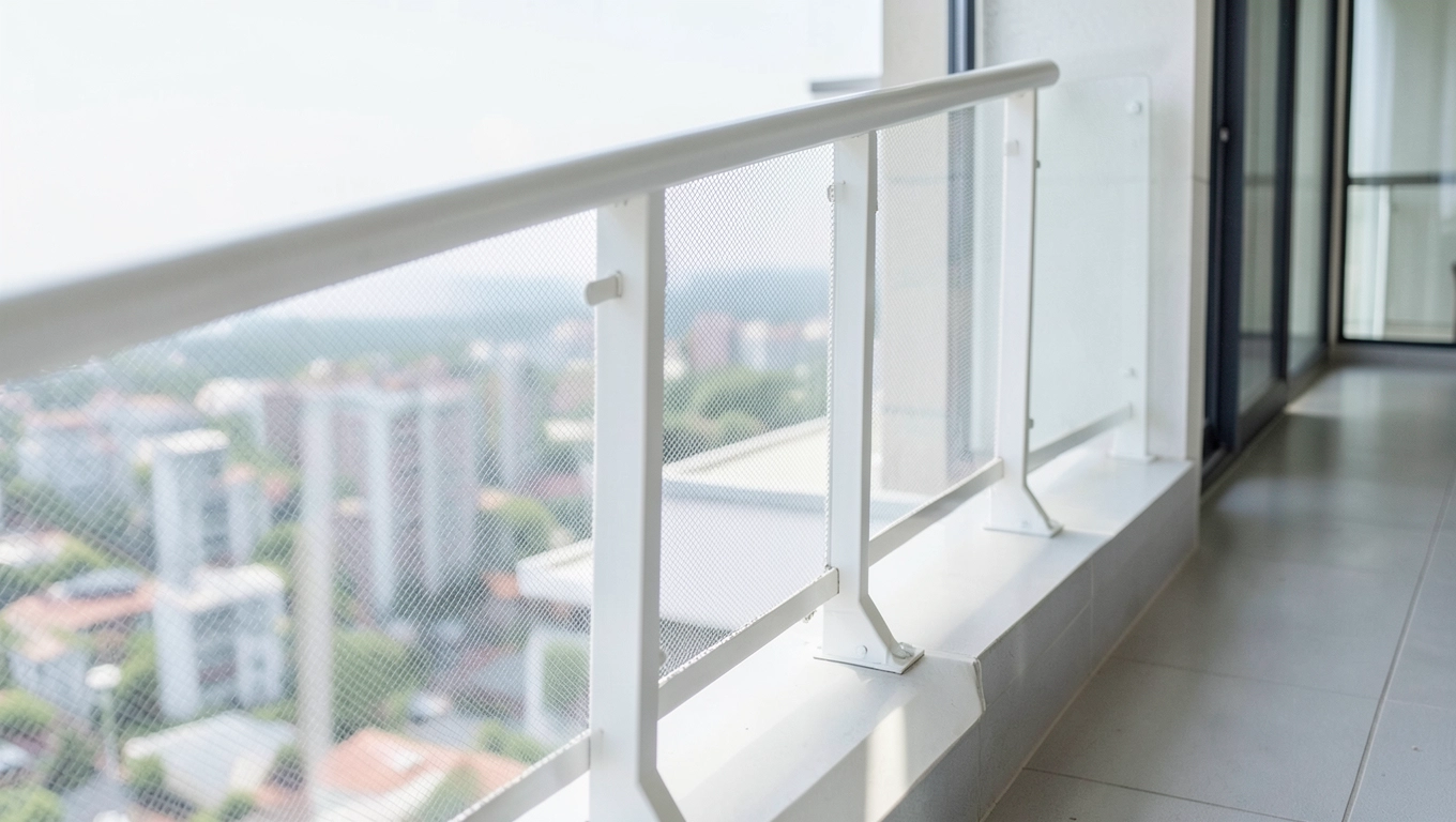 Zalety balustrad z siatki architektonicznej